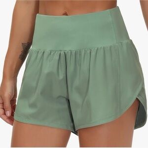 Aerie Light Green Athletic Shorts